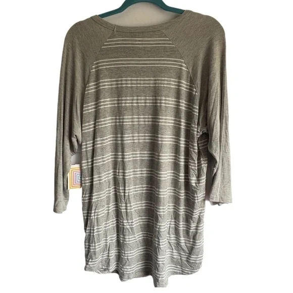 Gray Striped Randy XL NWT - Picture 3 of 7